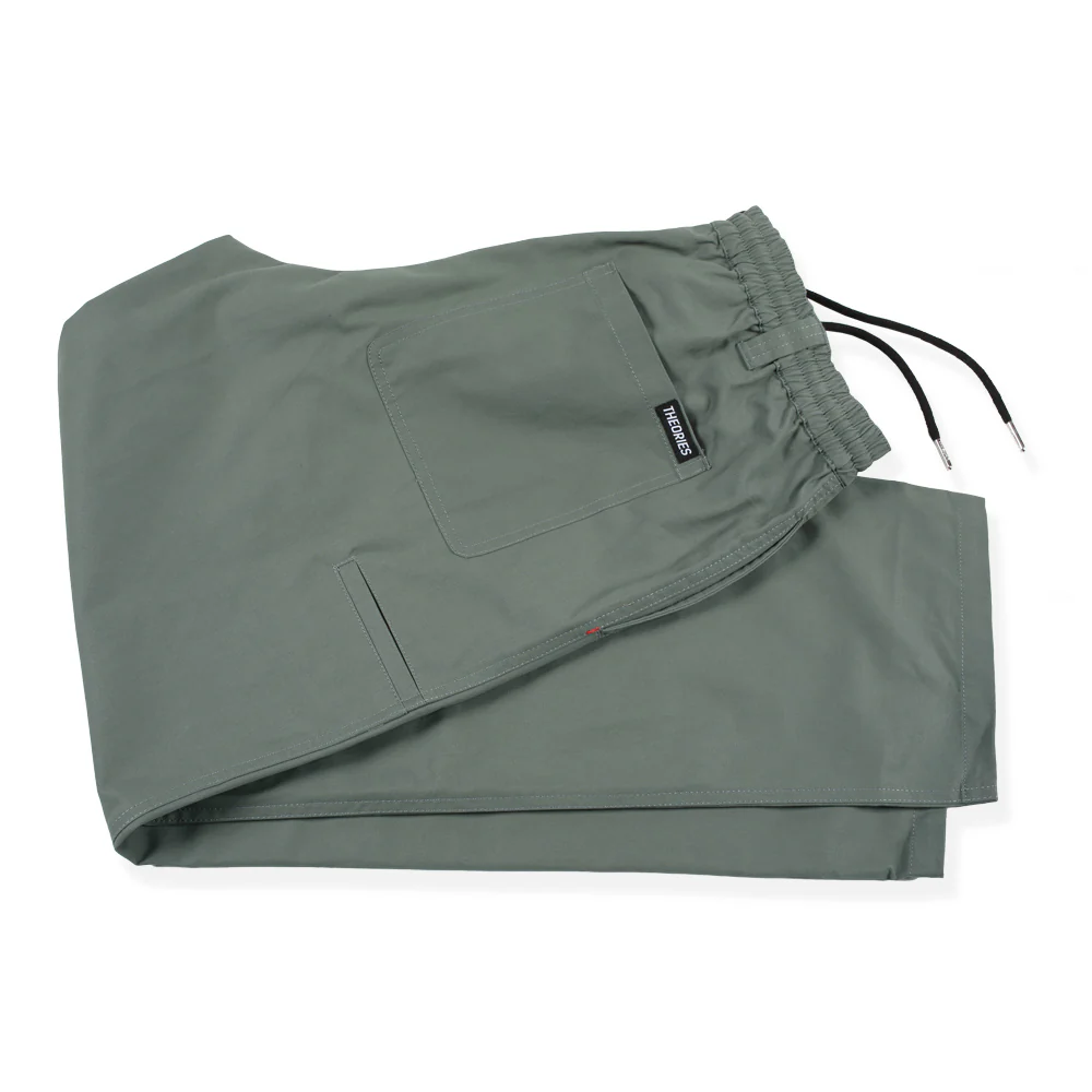 Theories Stamp Lounge Pants - Dark Moss - Image 3