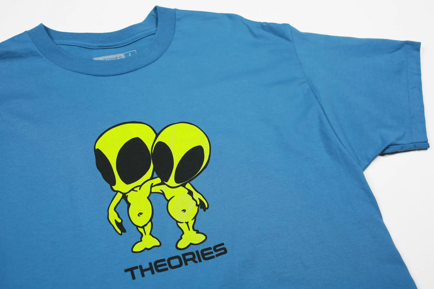 Theories Twins Tee - Slate Blue - Image 2