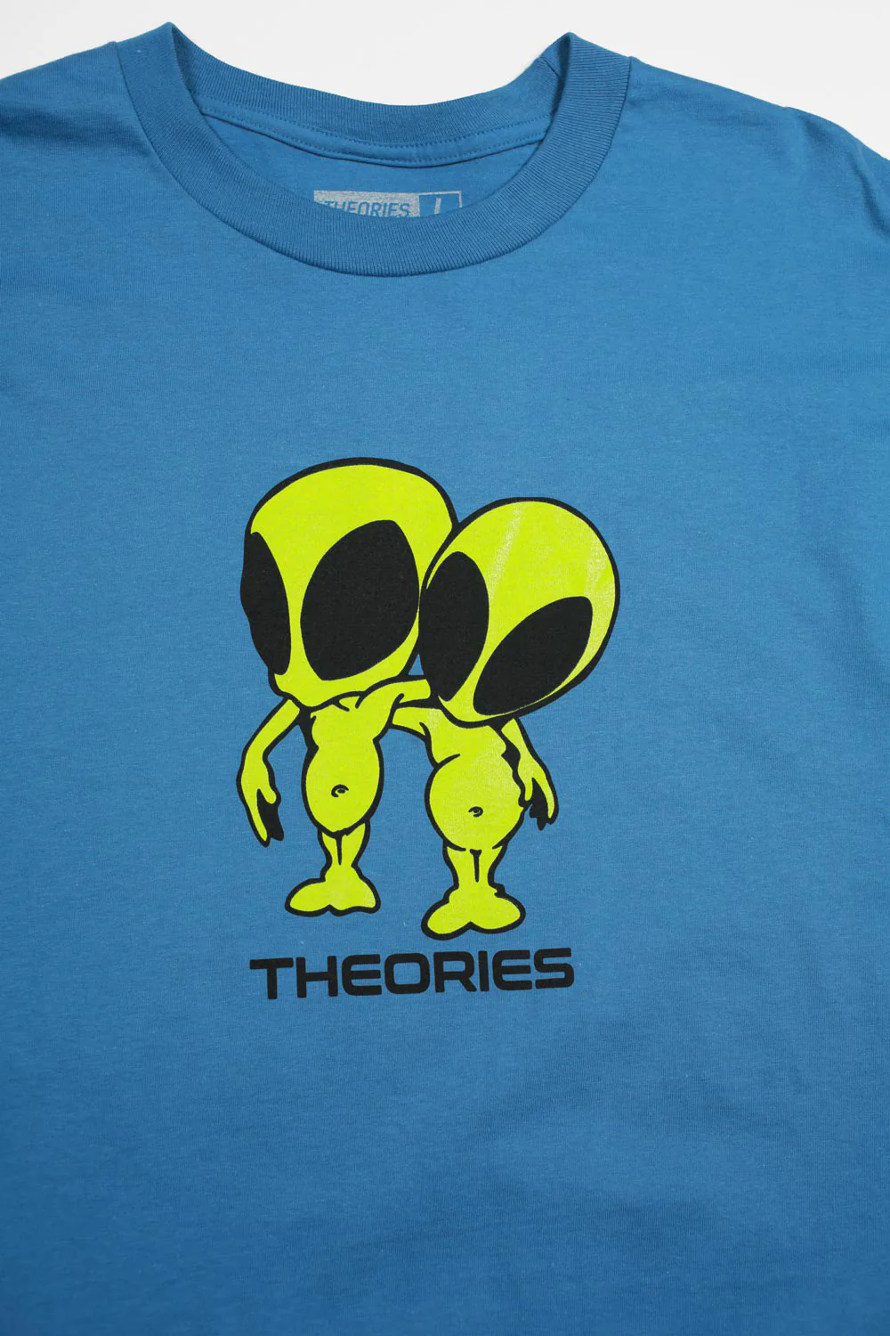 Theories Twins Tee - Slate Blue - Image 3