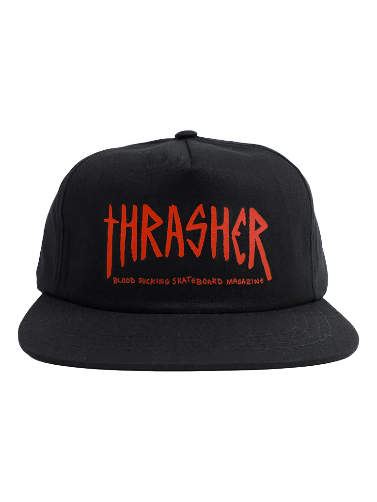 Thrasher x Toy Machine Scratch Snapback - Black
