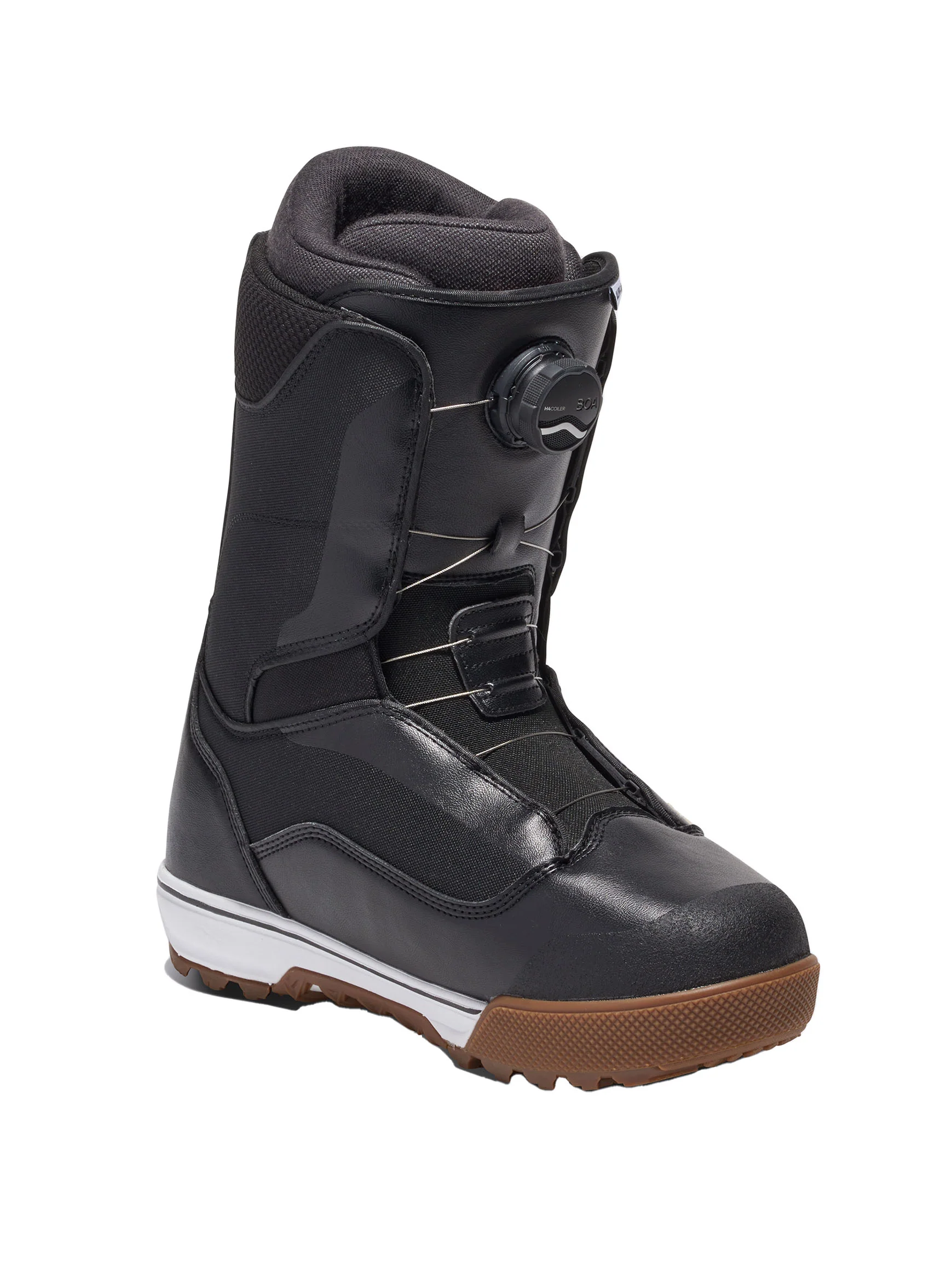 2026 Vans Aura Pro Men's Snowboard Boots - Black / White - Image 2