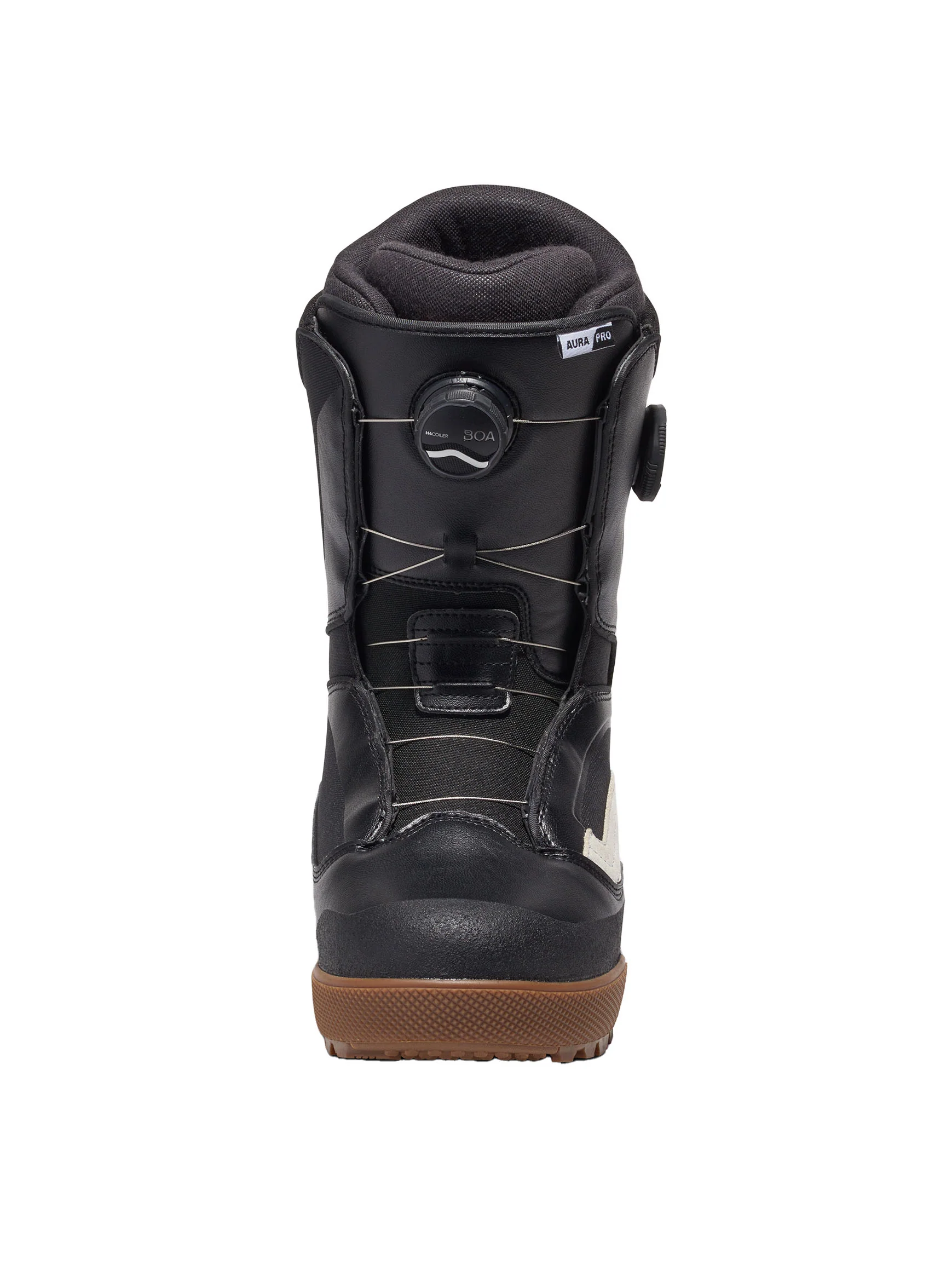 2026 Vans Aura Pro Men's Snowboard Boots - Black / White - Image 3