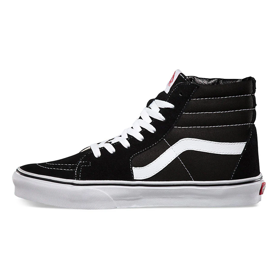 Vans Sk8-HI-Black/White - Image 3