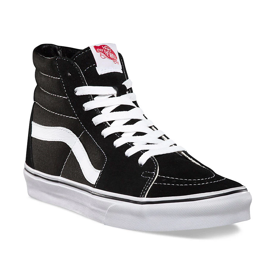 Vans Sk8-HI-Black/White - Image 4