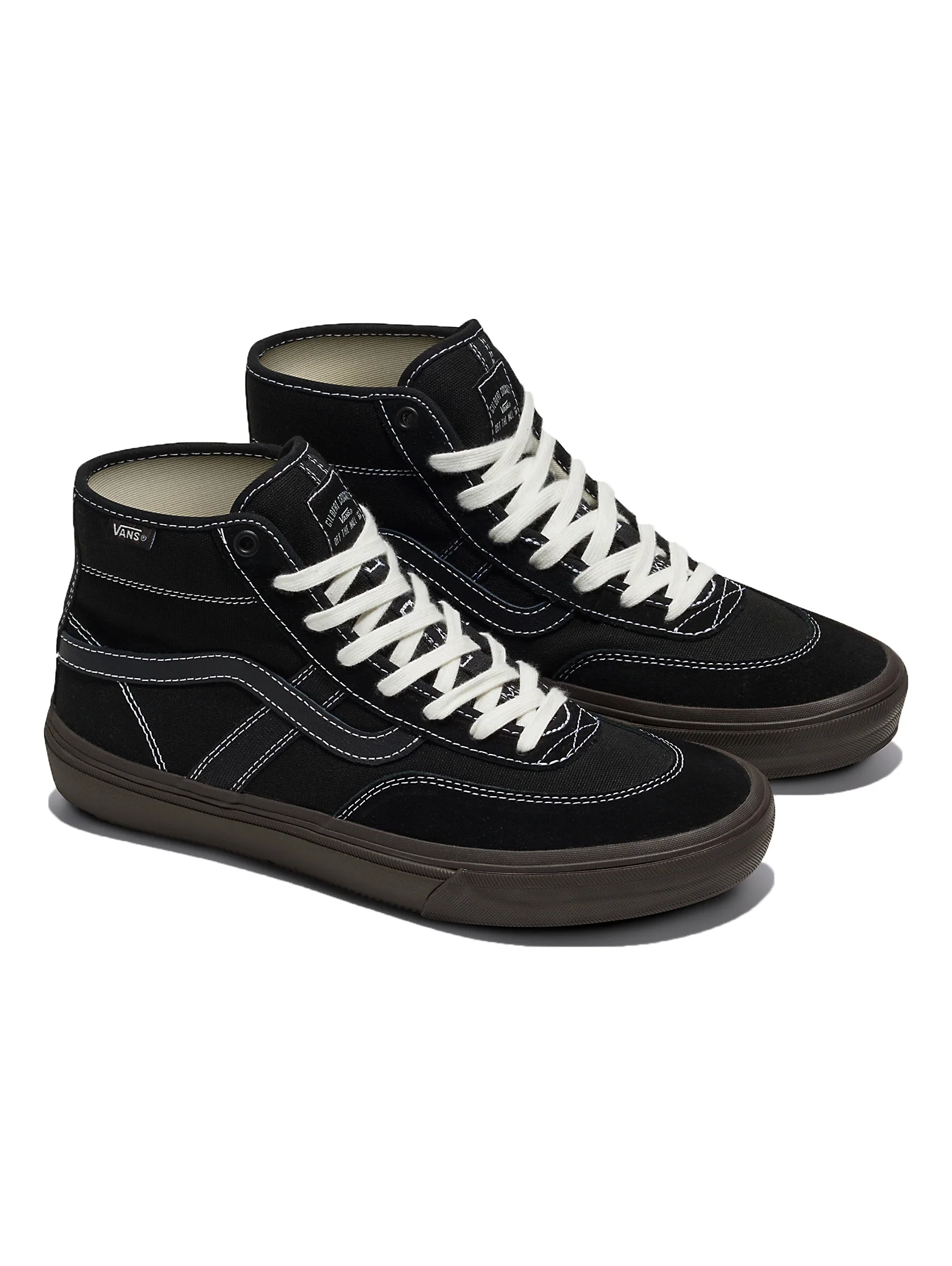 Vans Skate Crocket High - Black / Chocolate - Image 2