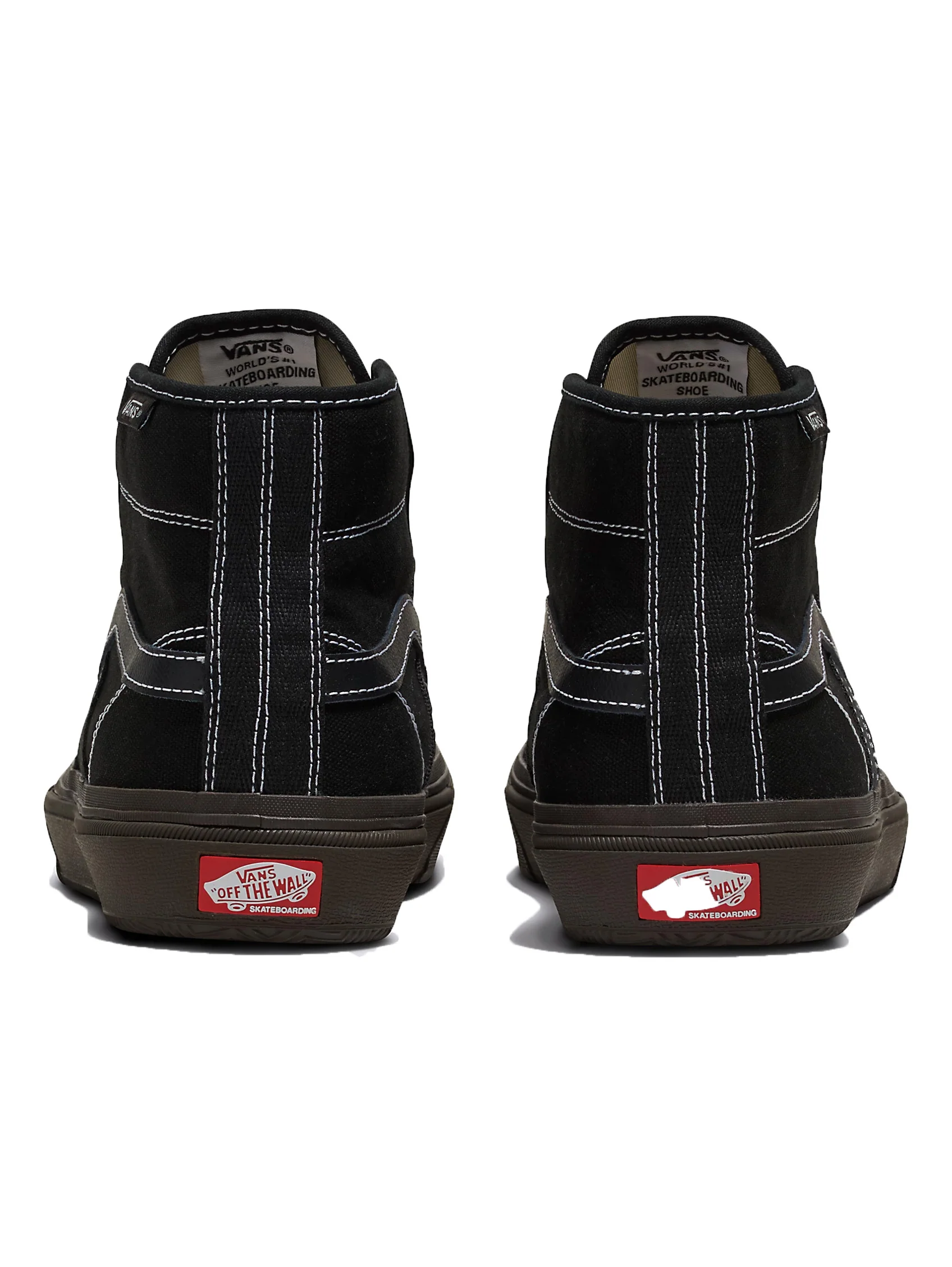 Vans Skate Crocket High - Black / Chocolate - Image 3