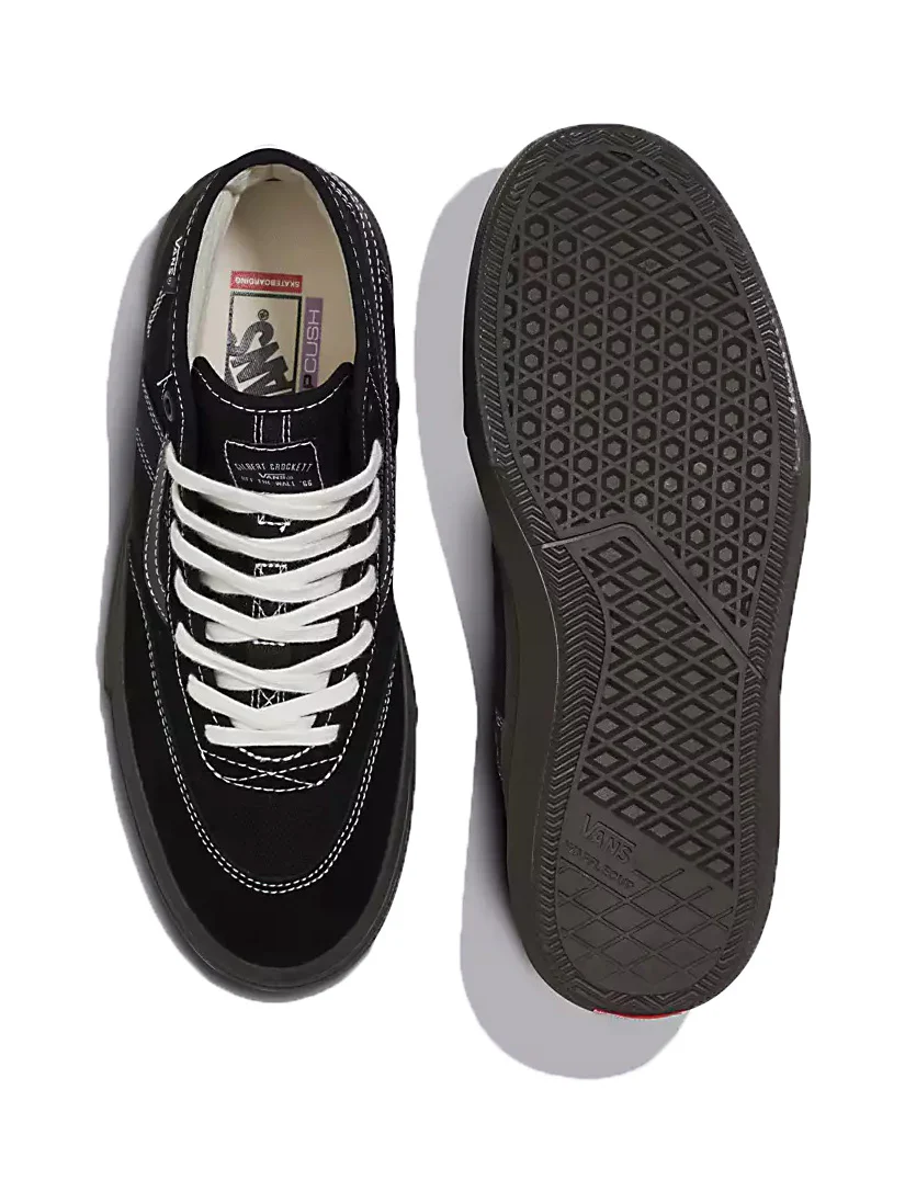 Vans Skate Crocket High - Black / Chocolate - Image 4