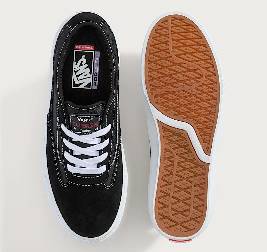 Vans Skate Curren Caples - Gum Black / White - Image 4