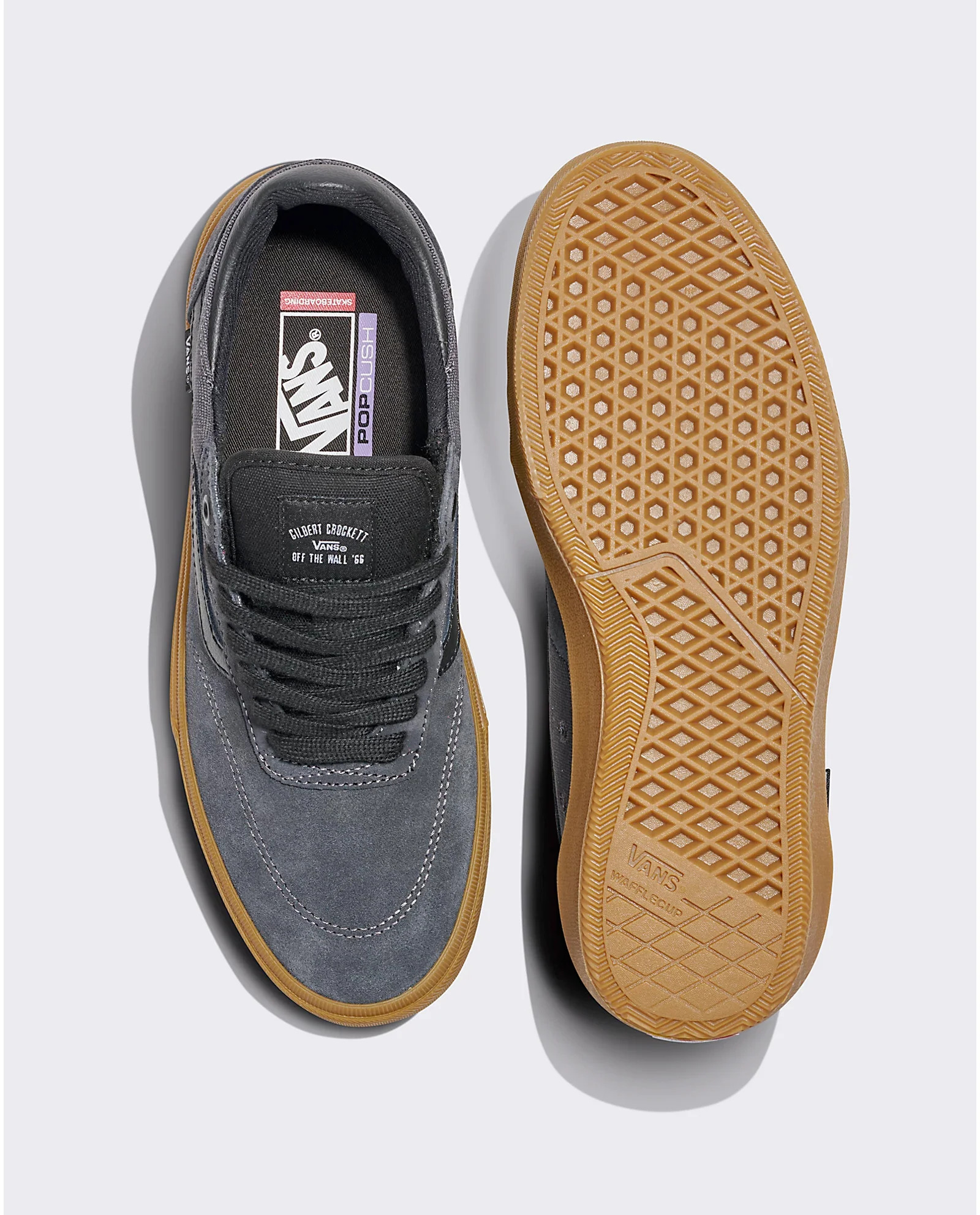 Vans Skate Gilbert Crockett - Black / Grey / Gum - Image 3