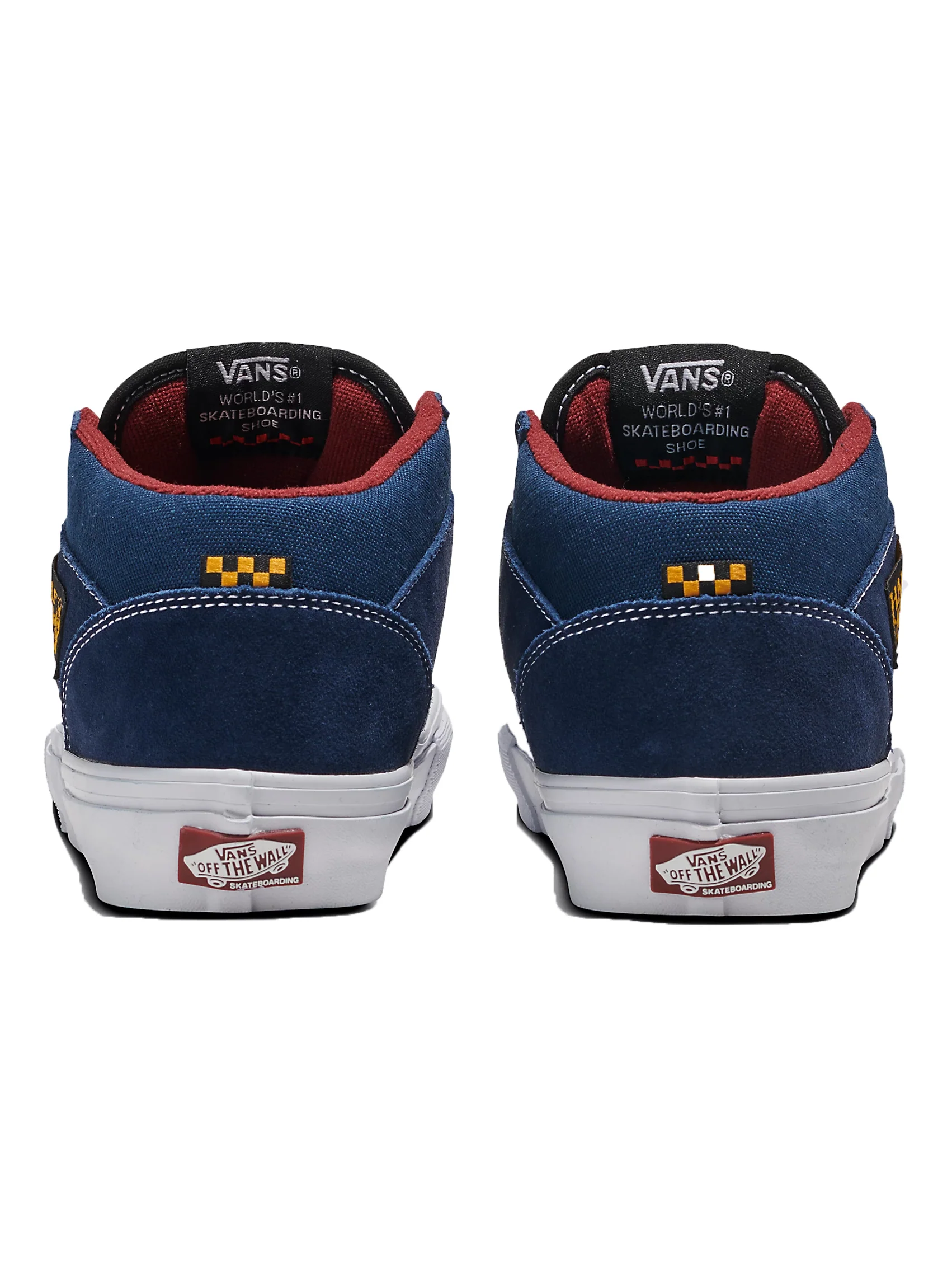 Vans Skate Half Cab - Navy / Burgundy - Image 4