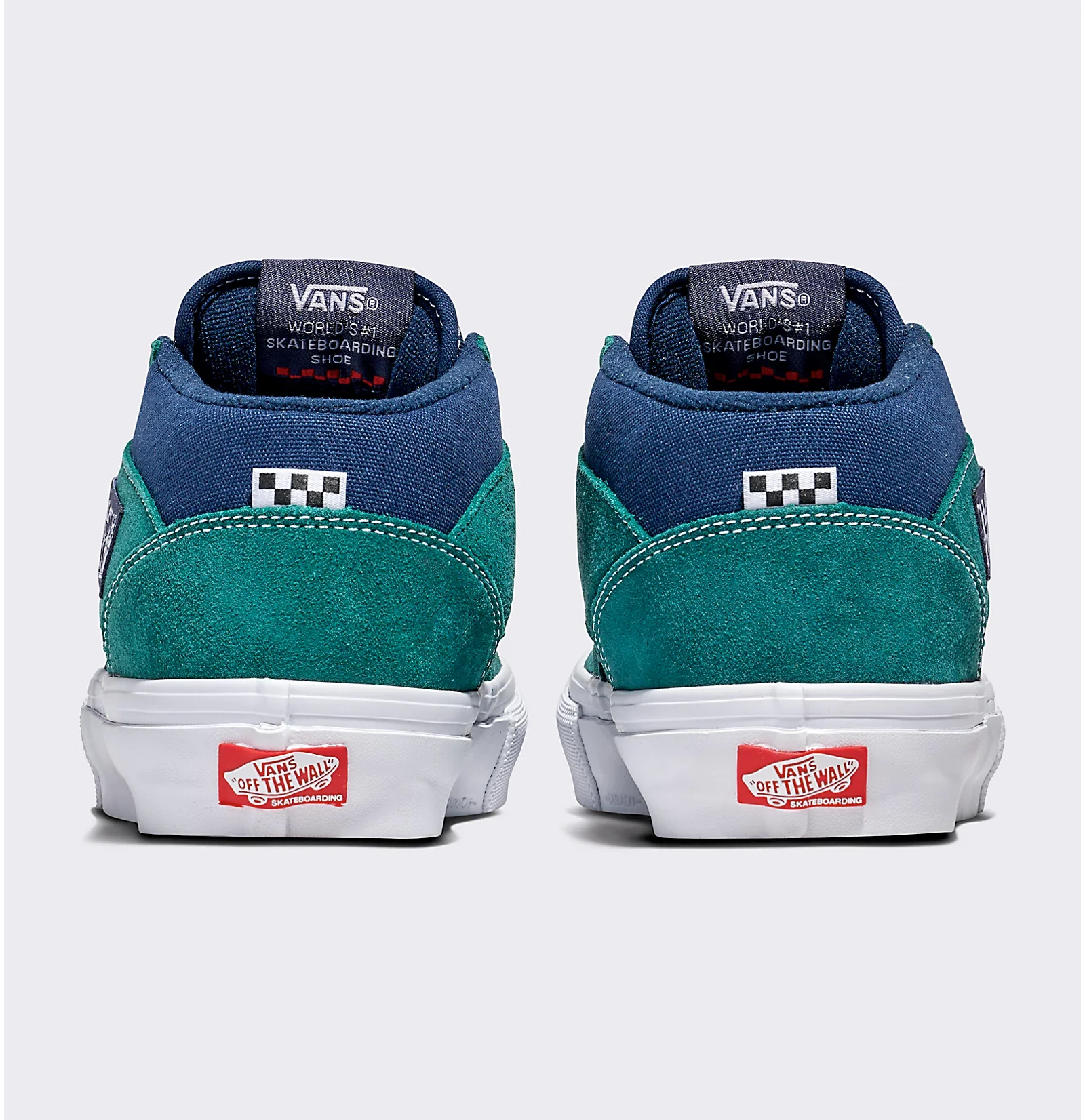 Vans Skate Half Cab - Tartan Blue / Green - Image 4
