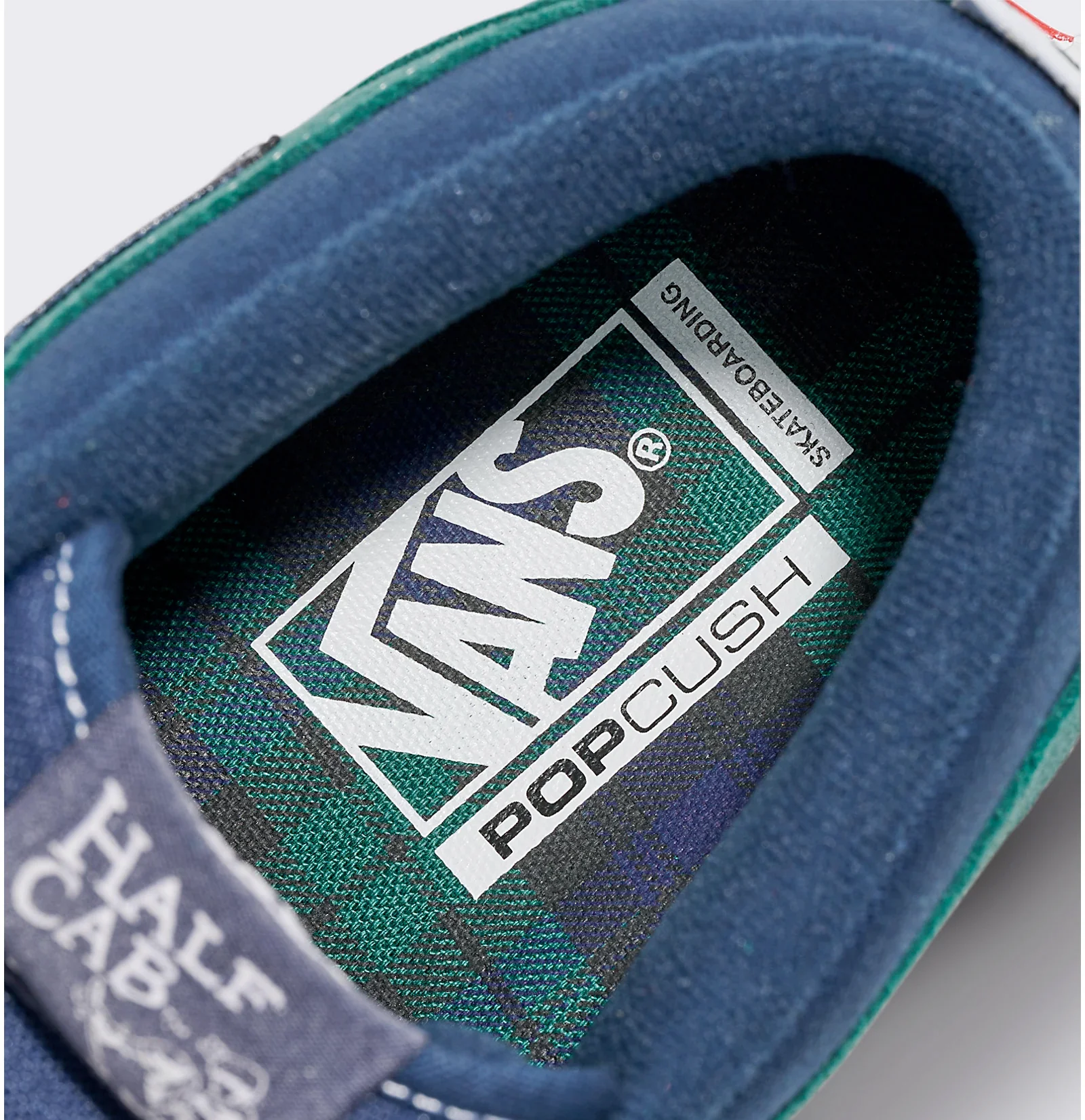 Vans Skate Half Cab - Tartan Blue / Green - Image 5