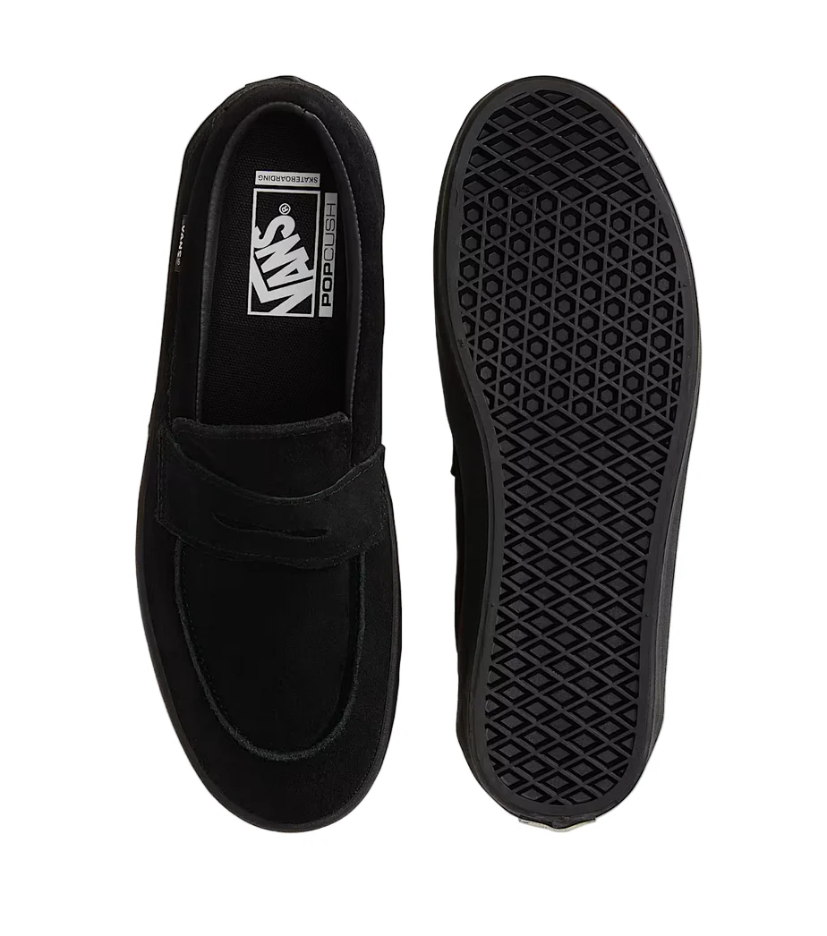 Vans Skate Loafer - Suede Black / Black - Image 3