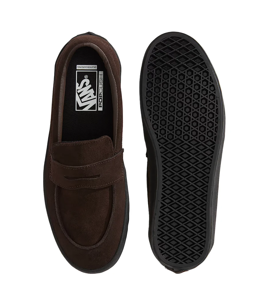 Vans Skate Loafer - Suede Brown / Black - Image 3