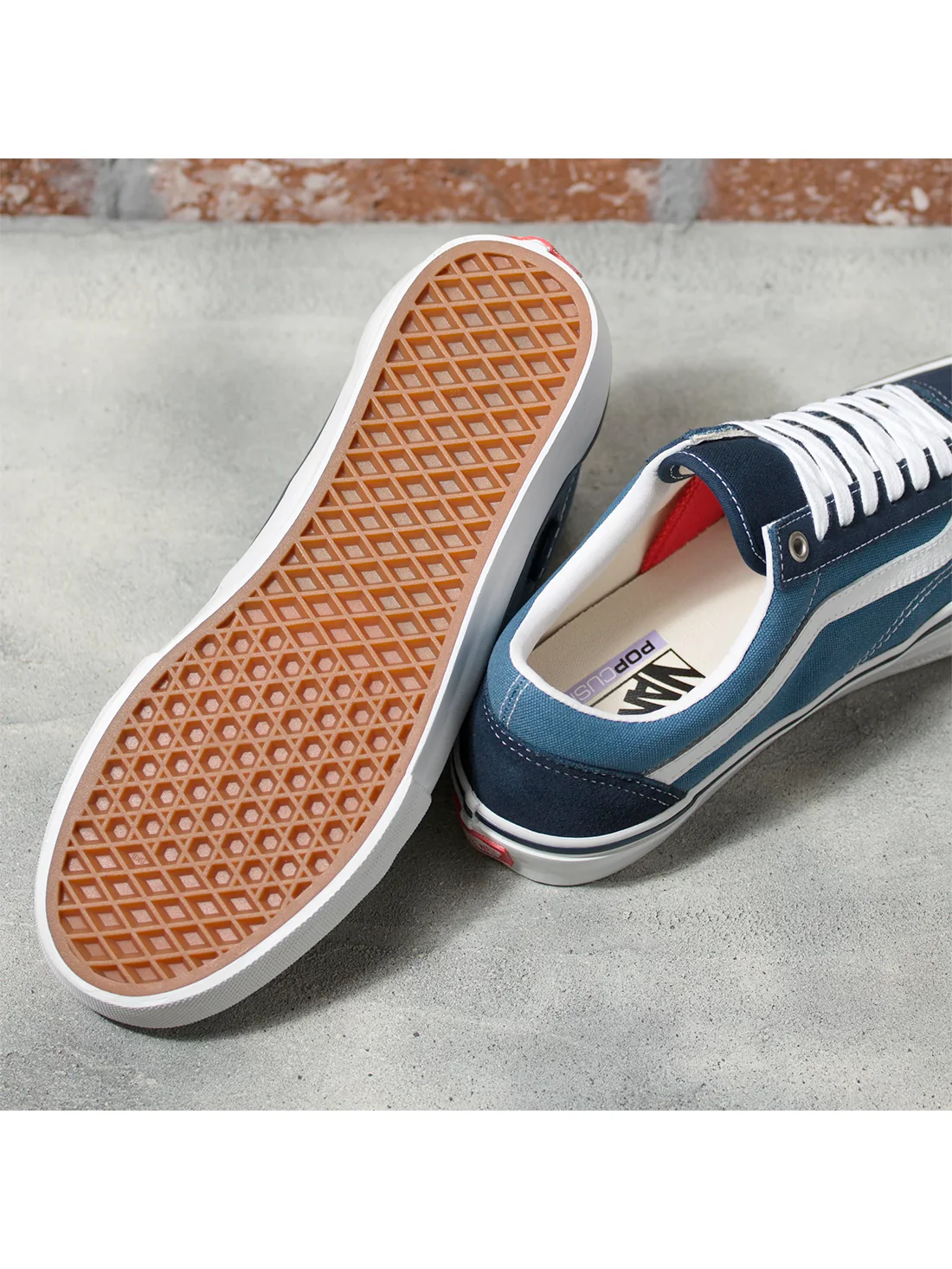 Vans Skate Old Skool - Navy / White - Image 4