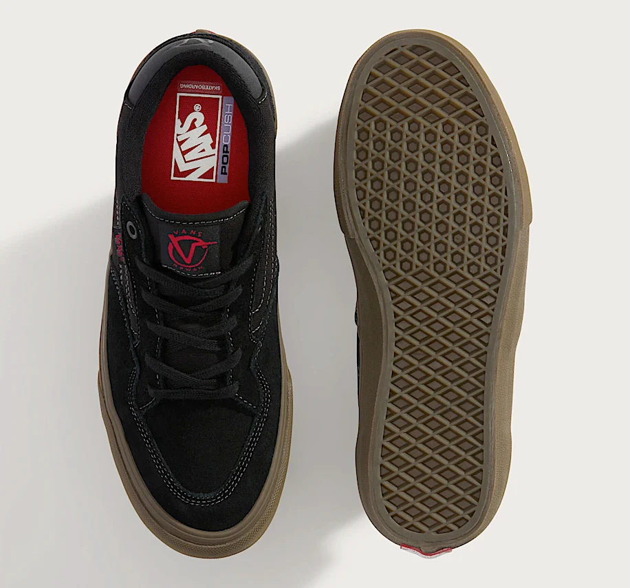 Vans Skate Rowan - Black / Gum - Image 3