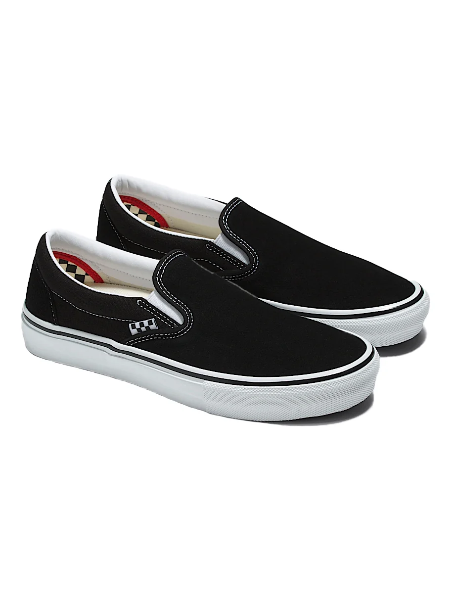 Vans Skate Slip On - Black / White - Image 2