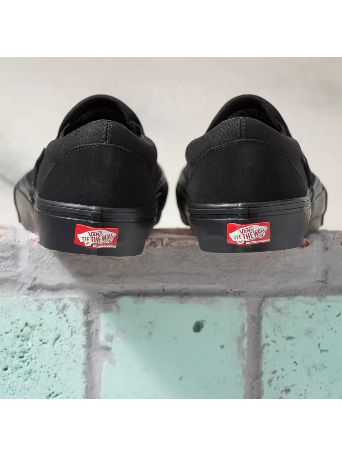 Vans Skate Slip On - Black / Black - Image 4