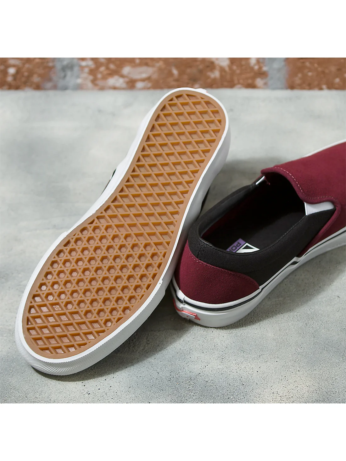 Vans Skate Slip On - Port / Black - Image 3