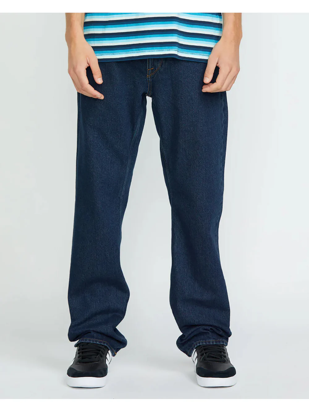 Volcom Kinkade Regular Fit Denim Jeans - Blue Relic - Image 3