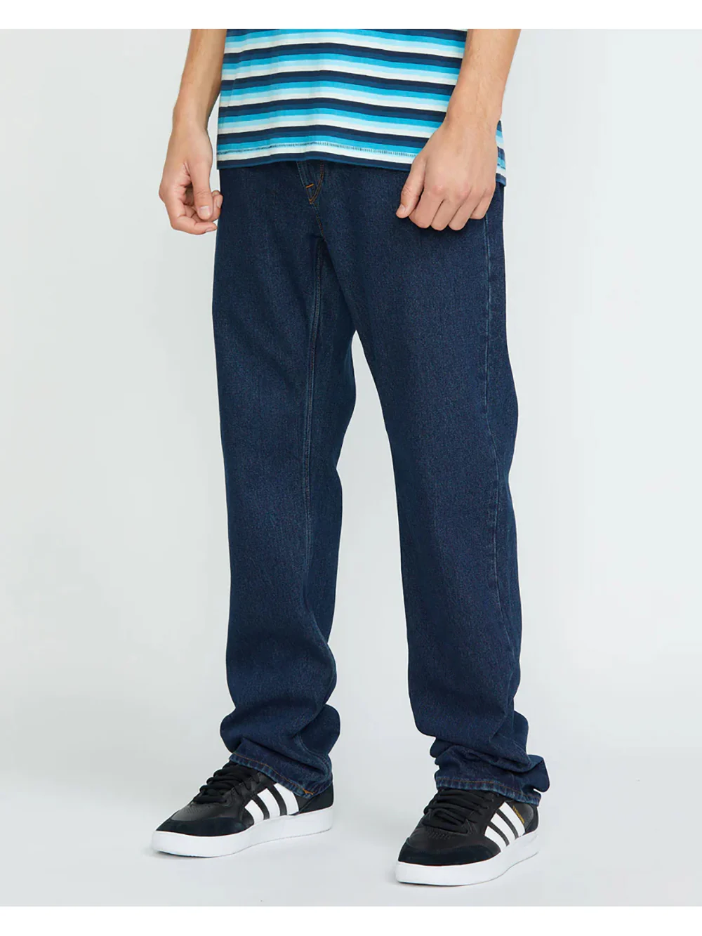 Volcom Kinkade Regular Fit Denim Jeans - Blue Relic - Image 5