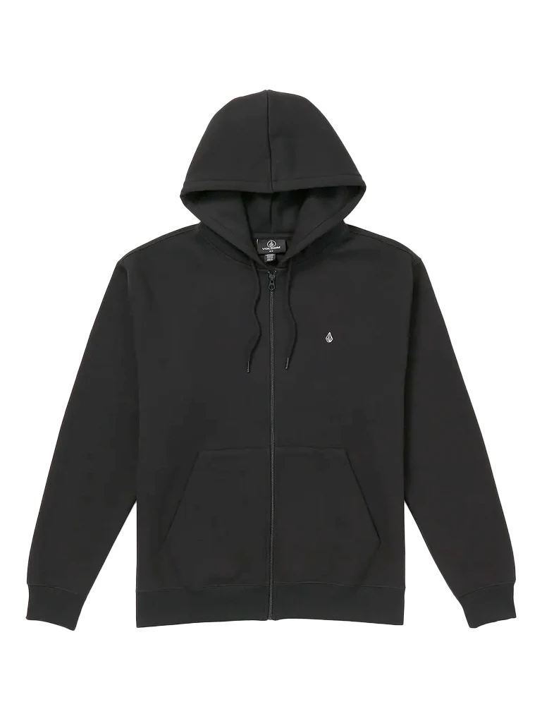 Volcom Single Stone Zip Hoodie - Black