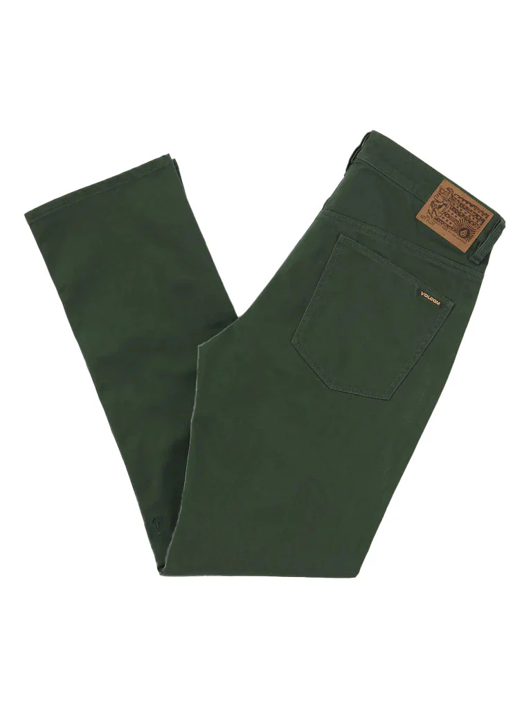 Volcom Solver 5 Pocket Slub - Dark Forest - Image 2